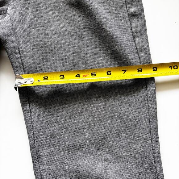 Banana Republic Ryan Fit Gray Dress Pant Sz 4 Low Rise Stretch Slim Straight - Picture 10 of 12